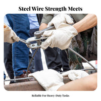 Easy to Operate Wire Rope Ratchet Tightener High Strength Manual Cargo Lashing Tensioner Time and Labor Saving for Railway Workers, Shipping
