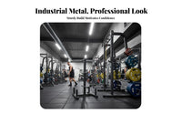 Gym Weight Storage Stand Space Saving Vertical Barbell and Plate Stand Commercial Grade Weight Disc and Bar Holder