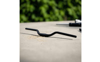 CNC-Machined Raised Handlebar Anodized Thickened Riser Bar Upright Handlebar Riser Mount Comfortable for Riders
