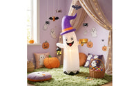 Inflatable Inflatable Ghost Outdoor Inflatable Ghost with Lantern Cute Halloween Decoration Adorable for Homeowners, Families, Yard, Lawn, Porch