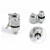 Leak-Proof Seal Hydraulic Pressure Test Point Factory Direct Supply High Pressure Test Fitting Galvanized Finish Hydraulic Measuring Point Adapter Sturdy Construction for Engineers, Agricultural Machinery