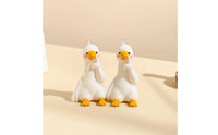 2 Pieces Dashboard Duck Adorable Car Duck with Display Hook Adorable for Drivers