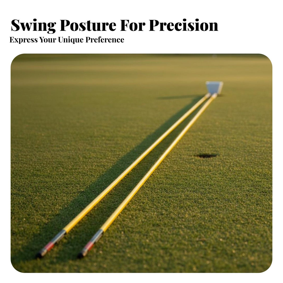 Golf Posture Multi-Versatile Golf Swing Basic Guide to Use Swing Plane for Golfers, Driving Range, Backyard, Putting Green