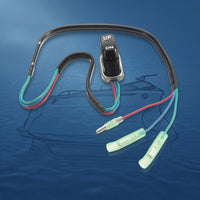 Long-Wearing Outboard Power Trim Tilt Switch High-Quality Outboard Trim and Tilt Switch Compact Wired for Cockpit