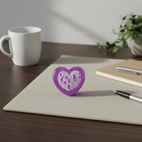 Soft Heart Stress Ball Portable Heart Press Toy Fun Slow Rebound Stress Ball for Office, Travel