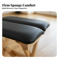 Space Saving Portable Mindful Movement Bench Lightweight Folding Meditation Bench Multi-Functional Foldable Wooden Exercise Stool Long-Lasting Construction for Meditators, Home Gym