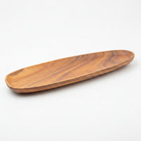 Sandalwood Tray Irregular Wood Serving Tray Wood Serving Platter Multifunctional Rustic-Style for Hosts, Tea Service