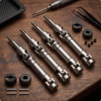 4 Pieces Drive Shafts Universal Joint RC Driveshafts Modular Hardware