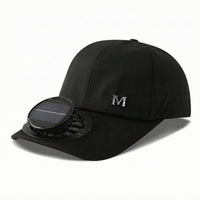Solar Powered Fan Hat Rechargeable Solar Fan Hat Breathable for Fishing, Travel