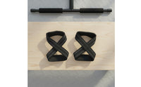 Cross Lifting Straps Textured Wrist Lifting Straps Stitched