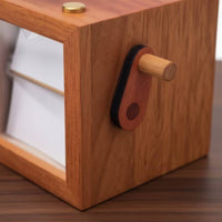Photo Flipbook Frame Interactive Flipbook Box with Hand Crank Compact Mechanical Picture Scroller for Couples