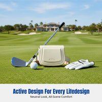 Unisex Design Structured Mini Purse Versatile Wear Fashion Accessory Compact Size Waist Bag Minimalist Style for Young Adults, Teenagers, Golf Course, Daily Use, Casual Outings, Shopping