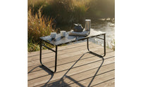 Folding Table Foldable Carbon Steel Folding Table Black