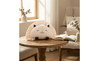 Cat Stuffed Pillow Cute Cushion Embroidered for Sofa, Reading Nook
