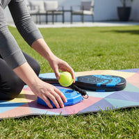 Outdoor Racket Sport Set Portable Self-Return Training Set Lightweight Practice Tool for Beginners, Kids, Outdoor, Backyard