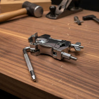 Drum Extension Clamp Easy Installation Tom Holder Clamp Wear-Resistant Tom Drum Mount Holder for Studio Sound Production