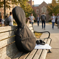 Chinese Ruan Lute Bag Soft-Sided Ruan Gig Bag Padded for Artists, Travel