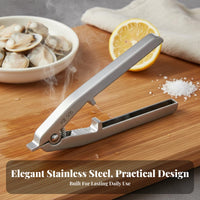 Stainless Steel Clam Unseal Er Labor-Saving Clam Unseal Er Seafood Shell Splitter Long-Lasting Tool Ergonomic Design