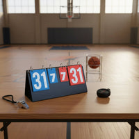 Portable Flip Scoreboard Versatile-Gameflip Scoreboard Easy to Read Table Tennis Score Board for Referees, Coaches, Tournament