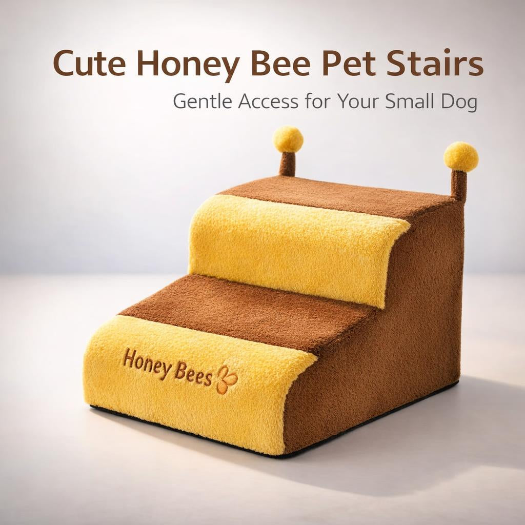 Pet Stairs Small Dogs Cats, Dog Steps Non-Slip Bed Access, High-Resilience Sponge Pet Steps, Dog Bed Access, Stairs Small Dogs Injured Pets