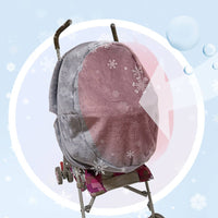 Windproof Infant Carriage Cover Dustproof Winter Pushchair Bunting Multi-Functional Fleece Pushchair Footmuff for Infants