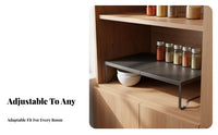 Space Saving Layered Shelf Insert Easy to Install Adjustable Cabinet Shelf Multi-Purpose for Students, Renters, Bookcase, Dorm Room, Kitchen