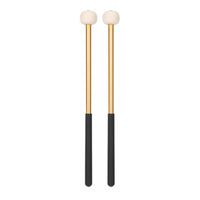 Mallets with Felt Heads Low-Register Timpani Mallets Soft Percussion Sticks for Percussionists, Drummers, Performance, Rehearsal