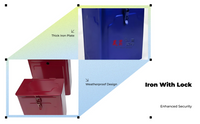 Waterproof lockable motorcycle trunk