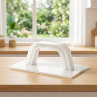 Heat-Resistant Baking Press Mold Handheld Confectionery Press Easy to Use Shaping Tool with Handle Reusable for Home Bakers