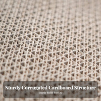 Wear-Resistant Vertical Cat Scratching Board Protects Furniture Vertical Cat Scratching Post Less Shedding for Cats, Indoors, Home, Bedroom