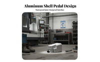Industrial Foot Pedal Switch Hands Heavy Duty Foot Switch Aluminum Alloy Shell for Machinists, Technicians, Factory, Workshop, Garage