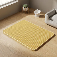 Cat Litter Mat and Toilet Mat, Double Layer EVA Material Litter Trapper for Box Mat, Two Color Options for Litter Control Indoor Cat Accessories