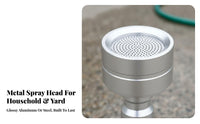 High Pressure Washer Nozzle Entirely Metal Construction Pressure Washer Shower Nozzle Versatile Car Wash Sprayer Head for Gardeners, Gardening