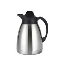 Stainless Steel Insulated Kettle Brushed Kettle with Antianti-Spill Spout Leakproof Thermal Carafe Sturdy for Office