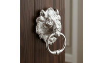 100 Mm Centers Lion Head Loop Handle Sculpted Lion Head Pull Handle Embossed Furniture Hardware Metal