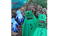 4 Pieces Ergonomic Design Foliage Scoop Hand Rakes Multi-Purpose Large Foliage Grabber Claws Easy Storage for Yard, Garden, Lawn