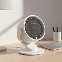 100 Speed Settings USB Desk Fan Rechargeable Mini Desktop Fan Quiet Operation Air Circulator Type-C Charging for Office Workers, Students, Travel, Bedroom, Dorm Room