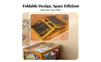 Foldable Book Storage Box Strong Load Bearing Folding Plastic Organizer