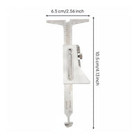 Welding Measuring Tool Stainless Steel Weld Bead Gauge Easy Read Height Difference Gauge for Metalworkers, Workshop