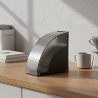 60-Degree Strainer Paper Box Dust-Resistant 60-Degree Coffee Strainer Holder Hinged Lid Design for Home Baristas, Cafe