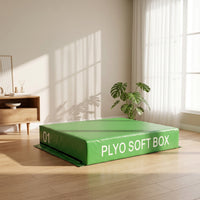 Padded Soft Plyo Box Sturdy Plyometric Box Rectangular Equipment Versatile for Beginners, Athletes, Indoor Training, Home Gym