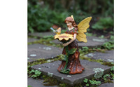 Garden Nymph Ornament Bird Companion Fairy Figurine Miniature Home Decor for Garden