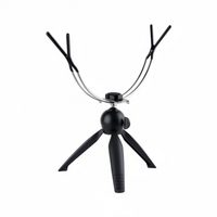 Adjustable rod holder for ice fishing