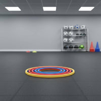 Training Hoop Colorful Agility Hoops Stackable Sports Equipment for Children