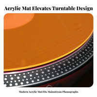 12 Inch Vinyl Player Mat Universal Fit 12 Inch Turntable Mat Precision Machined