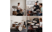 Low Volume Cymbal Silver Silent Practice Cymbal Cymbals Polished Portable for Drummers, Apartment, Rehearsal