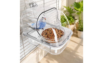 Easy to Clean No-Mess Bird Feeder Multi-Functional Hanging Bird Food Bowl for Small Birds
