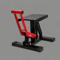 Hydraulic Motorcycle Repair Stand Rectangular Base Motorcycle Lift Stand Metal Shop Equipment