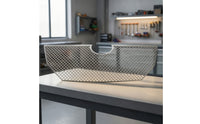 Front Grille Insert Electroplated Grille Frame with Mesh Long-Lasting