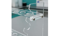 Pipette Rack Transparent Acrylic Pipette Stand Open-Frame Holder for Technicians, Students, Scientific Facility, Classroom